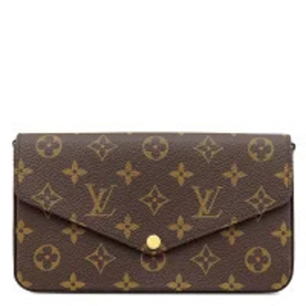 Louis Vuitton Chain Wallet Pochette Felicie Monogram Canvas Shoulder